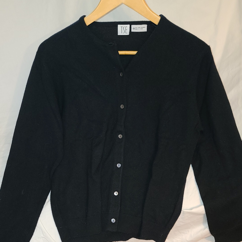 Black TSE cashmere sweater
